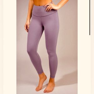 90 DEGREE by REFLEX | dusty purple yoga pants/tights/leggings Moonlight Mauve